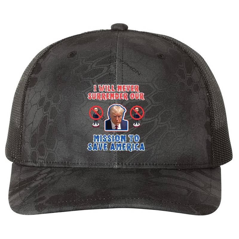 Pro Trump Mugshot  Premium Flat Bill Snapback Caps