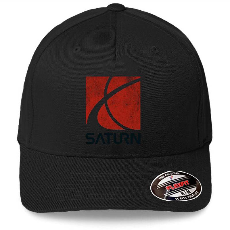 Saturn Automotive Corporation Vintage Logo Richardson Premium Trucker Snapback Caps