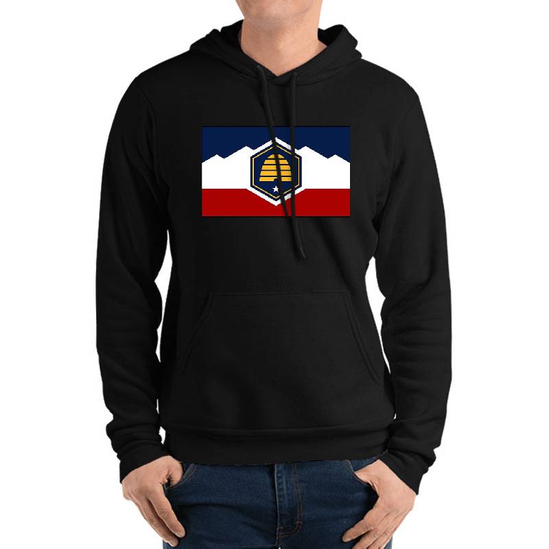 New 2023 Utah State Flag Youth Hooded Sweatshirts
