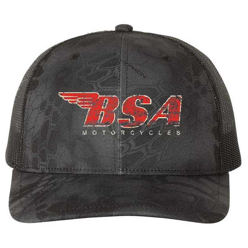 BSA Motorcycle BSA Motorcycle Tee Distressed Logo Youth Hooded Sweatshirts