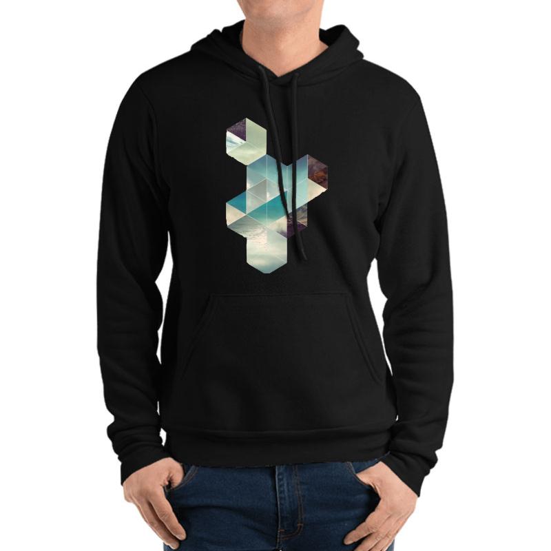 Tycho Unisex Hooded Sweatshirt Men Black