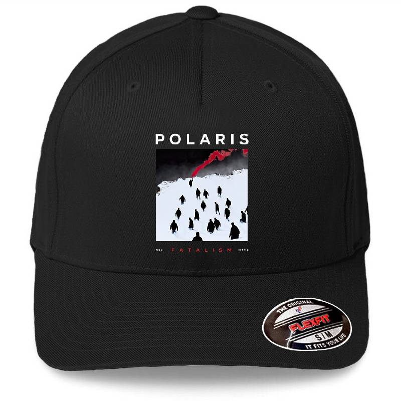 Polaris Merch Fatalism   Premium Flat Bill Snapback Caps