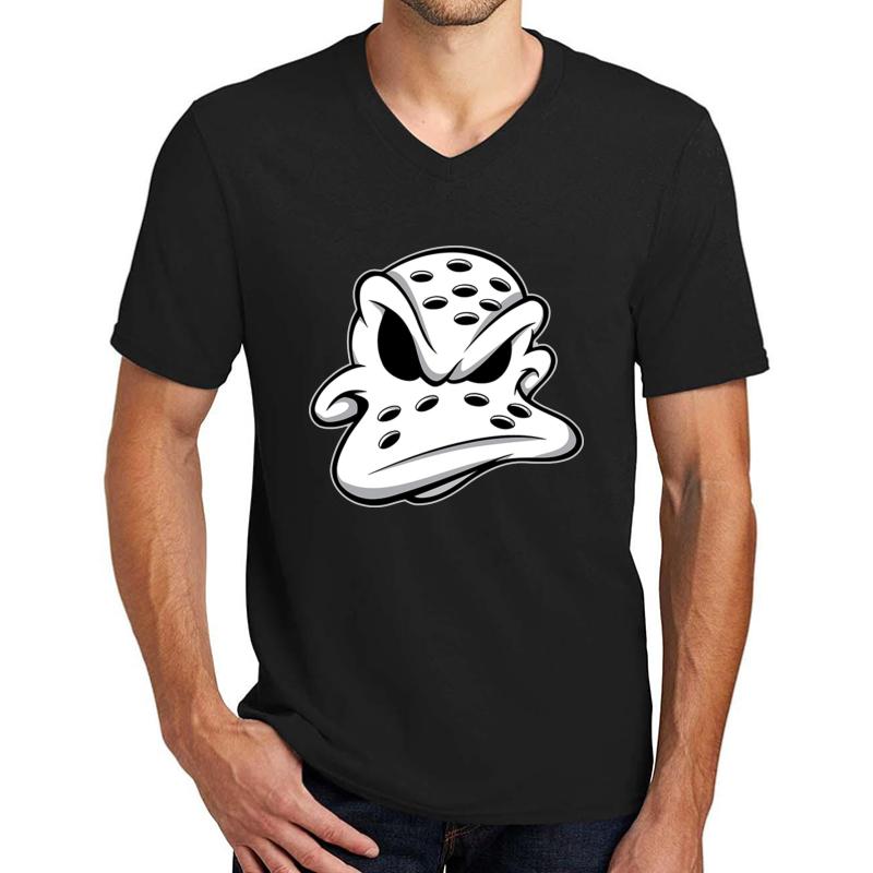 Anaheim Ducks 7 Unisex V-Neck T-Shirt Men Black