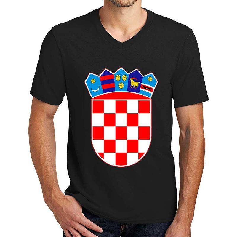 Croatian Emblem  Flag  Unisex T-shirts