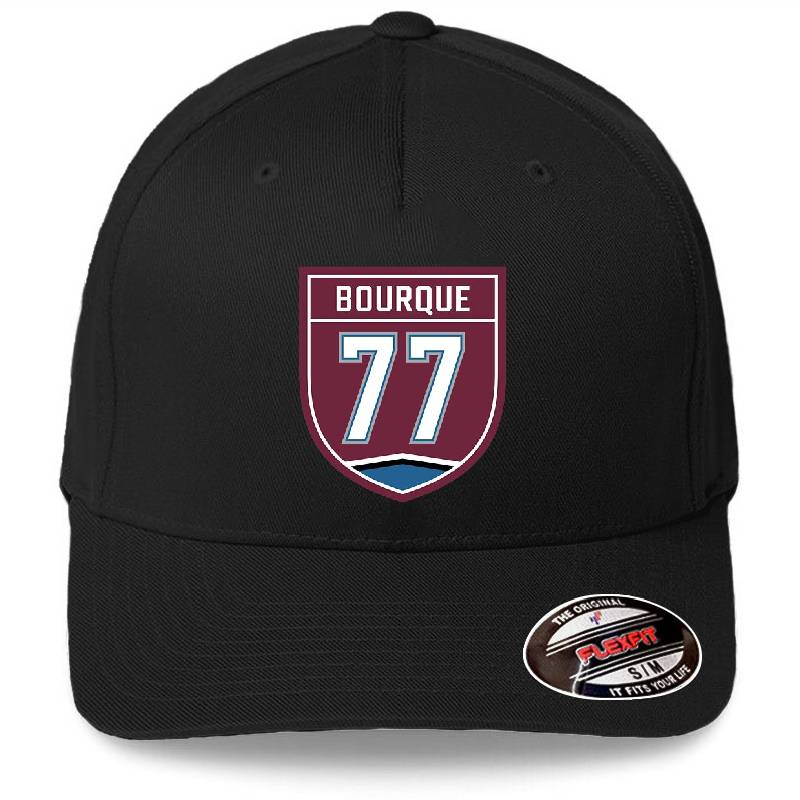 Bourque #77 emblem Richardson Premium Trucker Snapback Caps