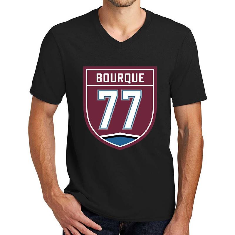 Bourque #77 emblem Richardson Premium Trucker Snapback Caps