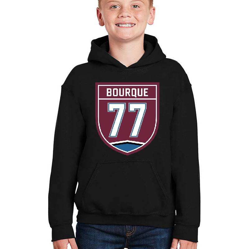 Bourque #77 emblem Richardson Premium Trucker Snapback Caps
