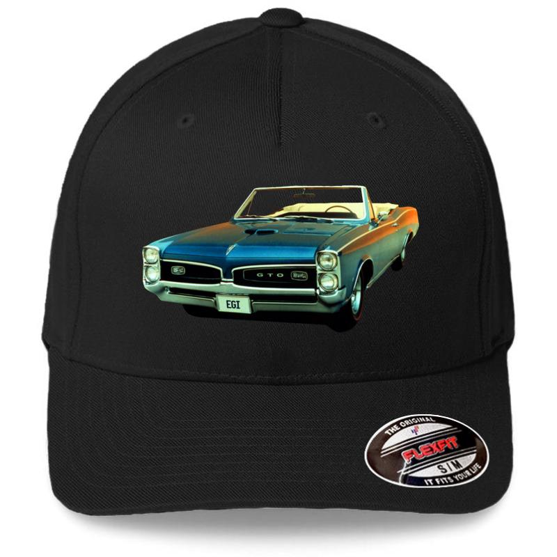 1967 Pontiac Gto Flexfit Baseball Cap  Black