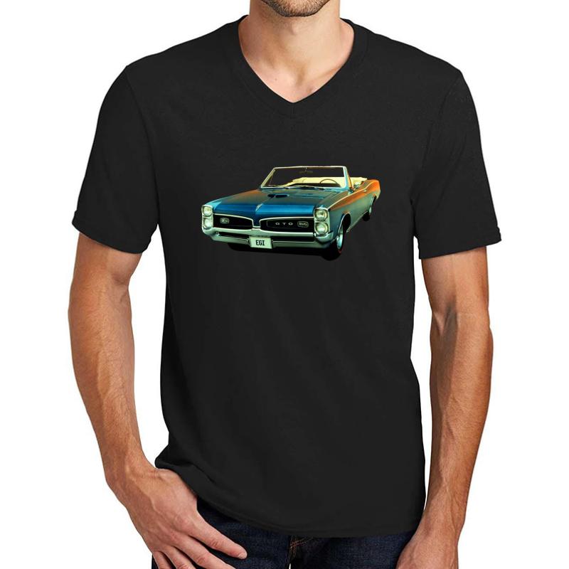 1967 Pontiac Gto Unisex V-Neck T-Shirt Men Black