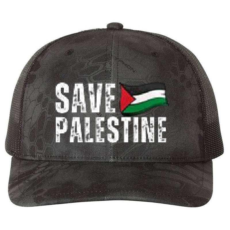 Save Palestine Premium Flat Bill Snapback Caps