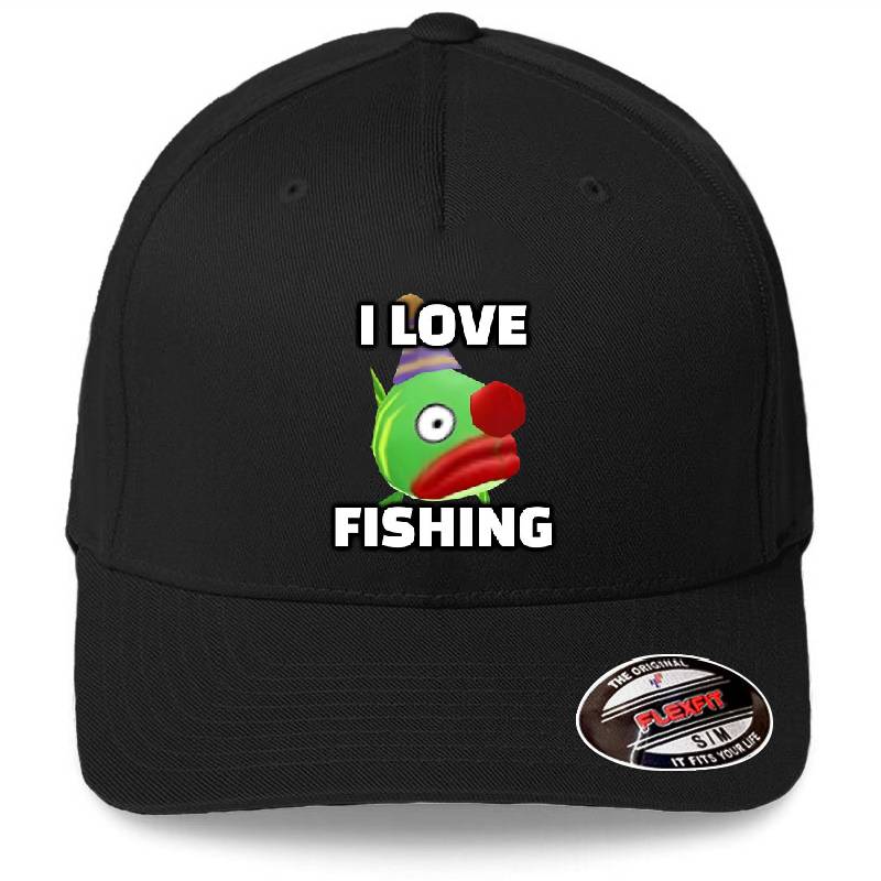 I Love Fishing Clown Fish Toontown Shirt Unisex Polo Jersey Sport Shirts