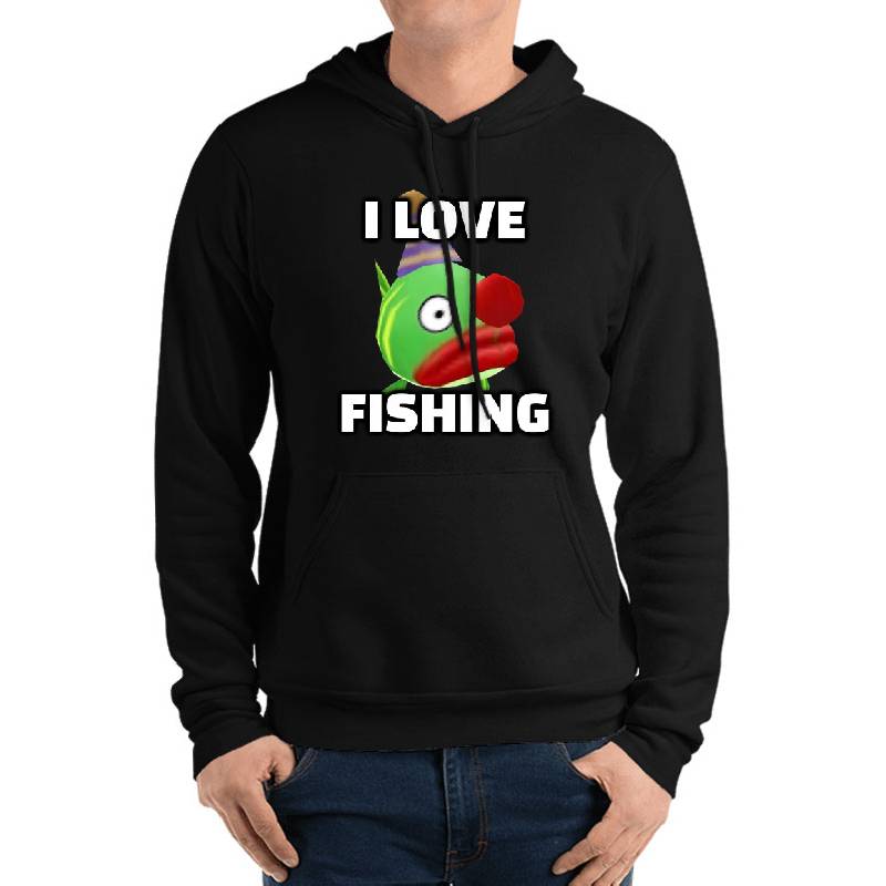 I Love Fishing Clown Fish Toontown Shirt Unisex Polo Jersey Sport Shirts