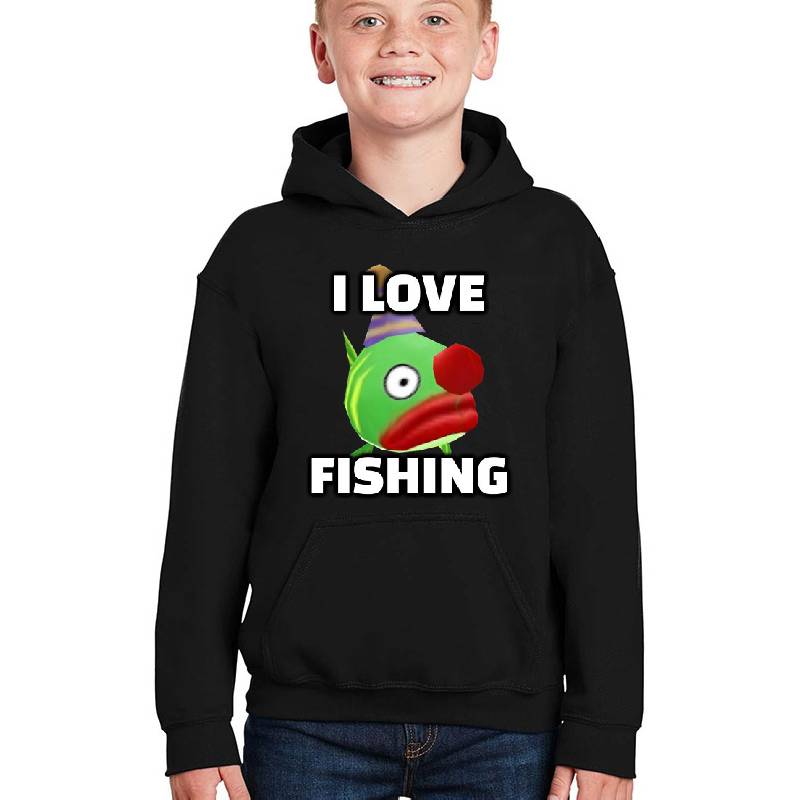 I Love Fishing Clown Fish Toontown Shirt Unisex Polo Jersey Sport Shirts