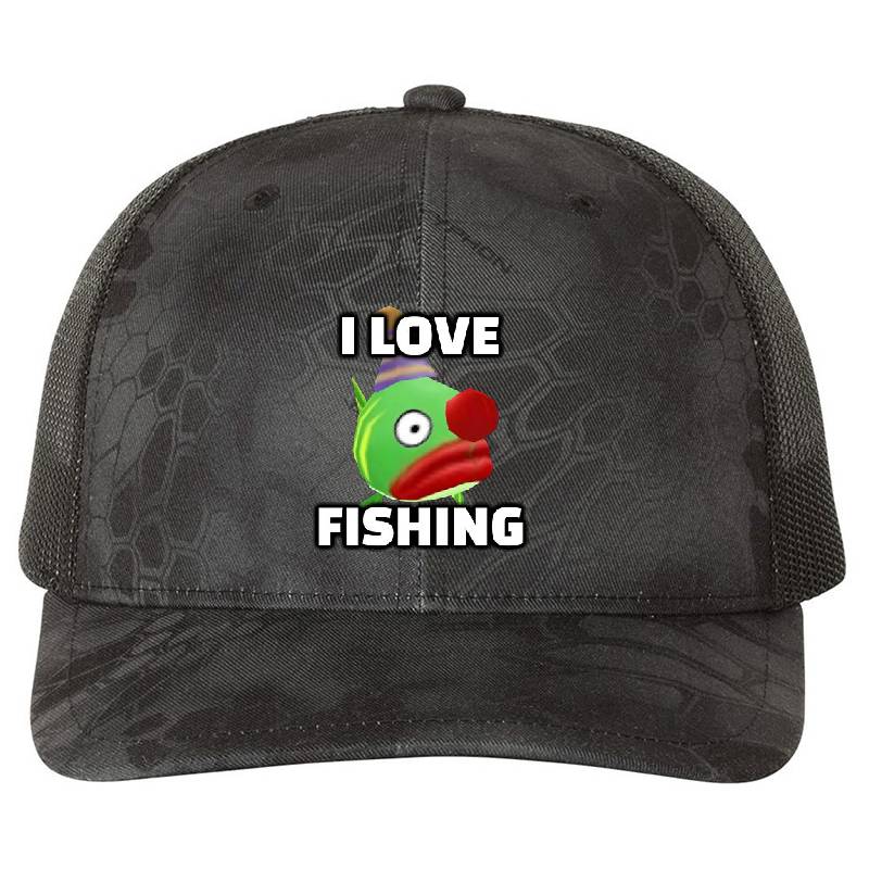 I Love Fishing Clown Fish Toontown Shirt Unisex Polo Jersey Sport Shirts