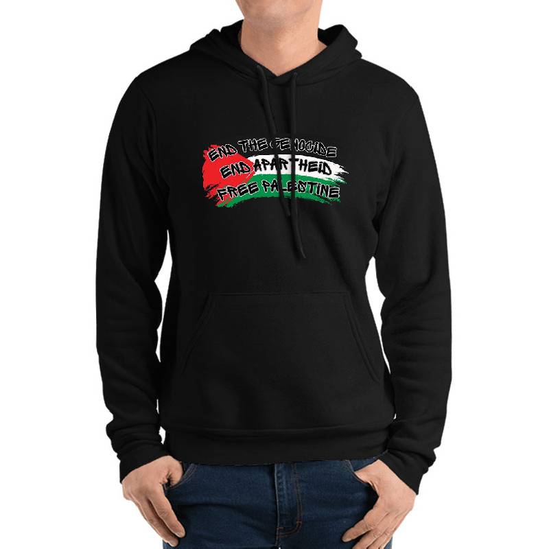 End the genocide, end apartheid, free Palestine Unisex T-shirts