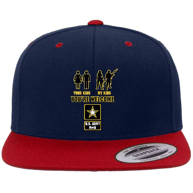U.S. Army Mom Flexfit Baseball Caps