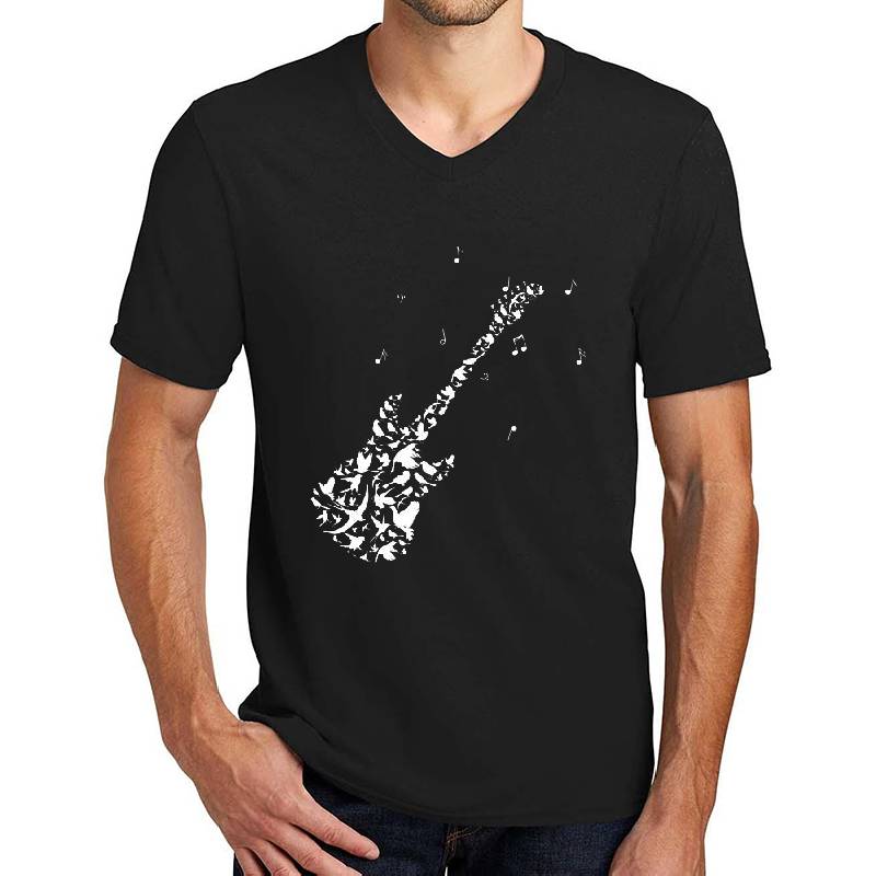 Magic Guitar Art And Design- Acoustic Deep Guitar - Enchanted Guitar Premium Flat Bill Snapback Caps