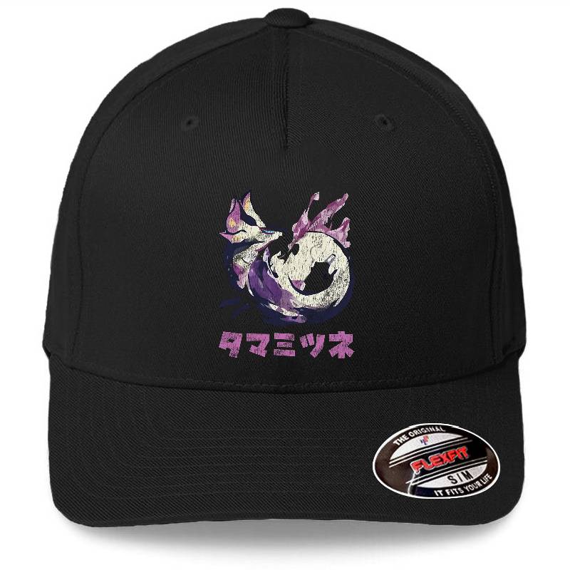 Monster Hunter Rise Mizutsune Kanji Icon Premium Flat Bill Snapback Caps