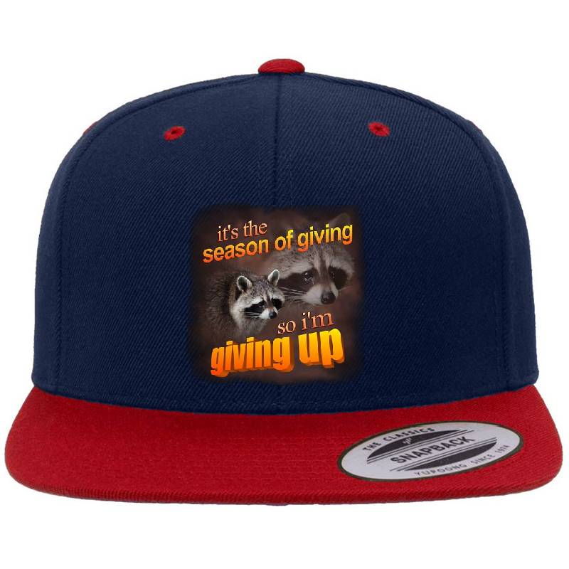 It's the season of giving, so I'm giving up - holiday raccoon Richardson Premium Trucker Snapback Caps