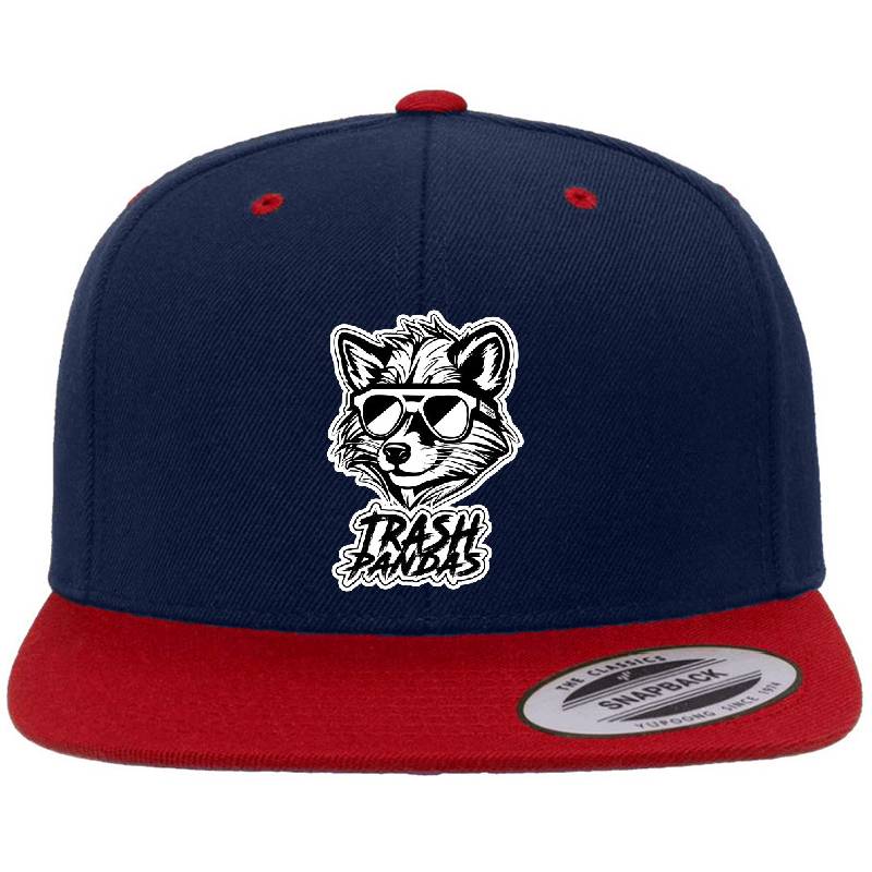 Trivia Team - Trash Pandas Logo + Mascot Richardson Premium Trucker Snapback Caps