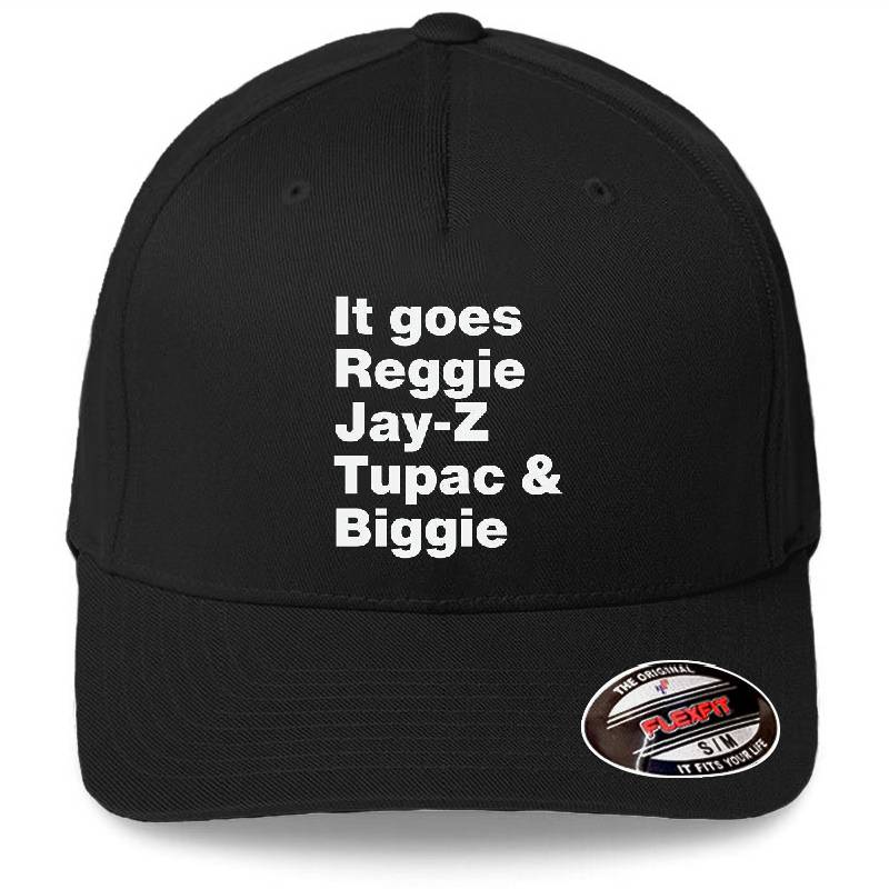 It goes reggie jay-z tupac and biggie Richardson Premium Trucker Snapback Caps