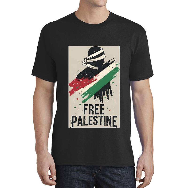 Free palestine - Free Gaza - Blindfolded Palestinian with Palestine Flag Women Underwear Panties