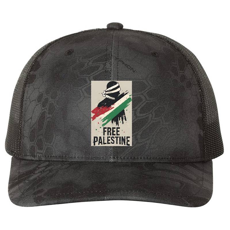 Free palestine - Free Gaza - Blindfolded Palestinian with Palestine Flag Women Underwear Panties