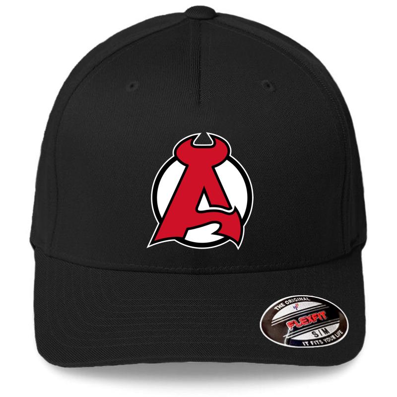 Albany Devils Flexfit Baseball Cap  Black