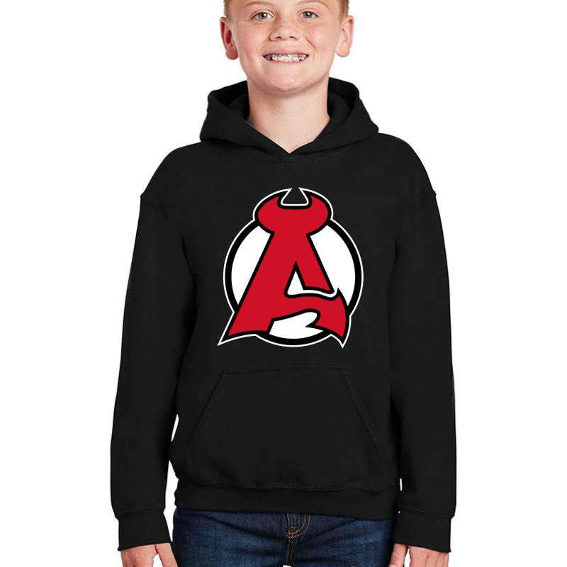 Albany Devils Youth Hooded Sweatshirt Boy Black