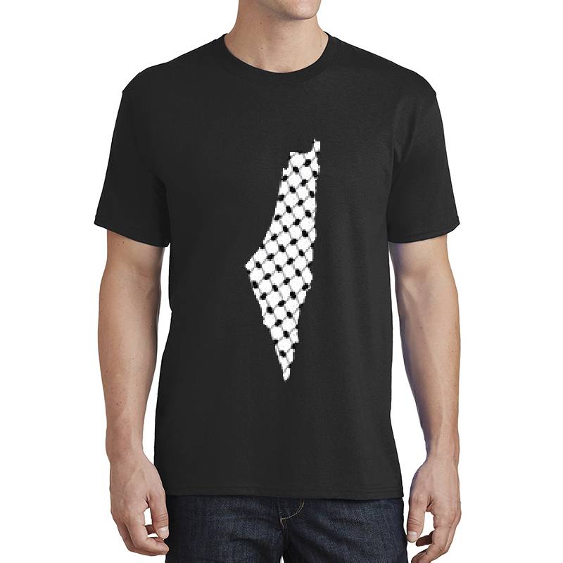 Palestine - Palestinian map with keffiyeh Youth Hooded Sweatshirts