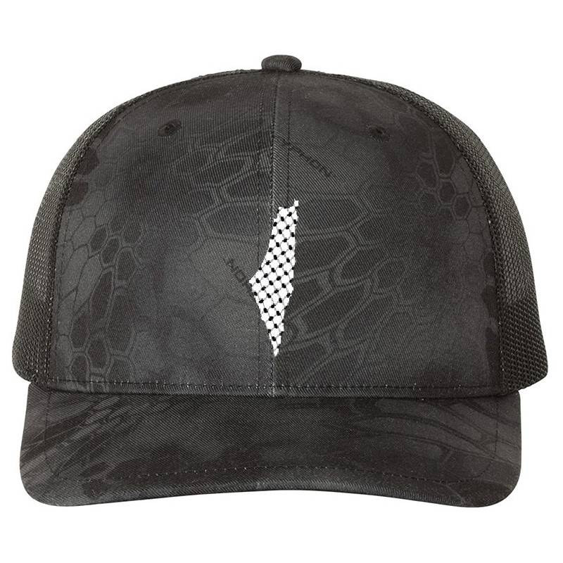 Palestine - Palestinian map with keffiyeh Youth Hooded Sweatshirts