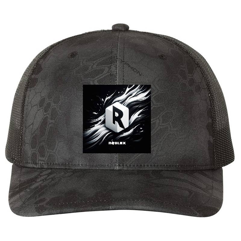 Roblox Logo Fan Art Flexfit Baseball Caps