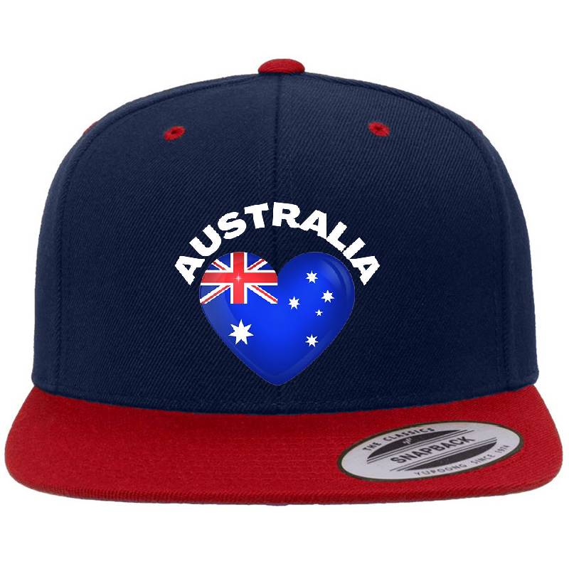 Australia Flag Richardson Premium Trucker Snapback Caps