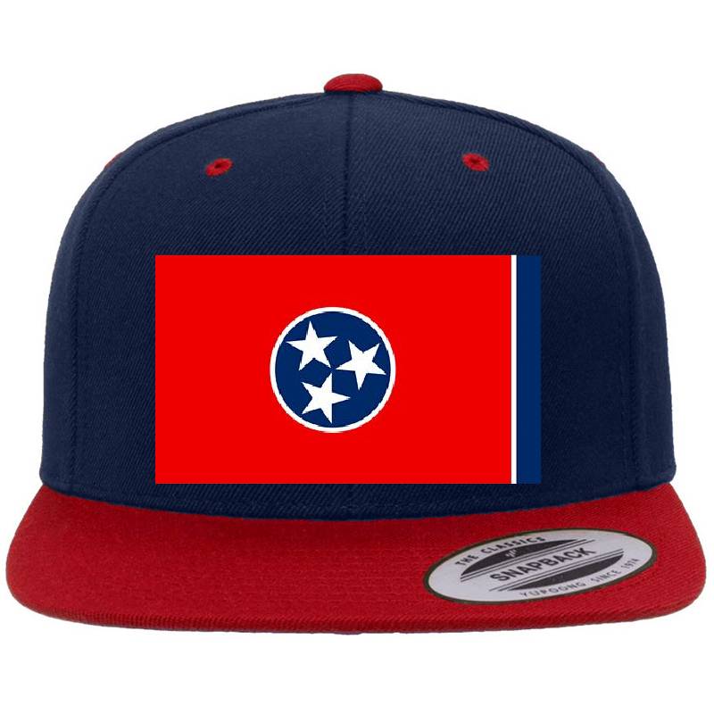 Tennessee Flag Richardson Premium Trucker Snapback Caps