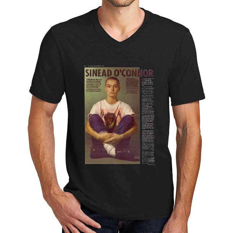 Sinead O'Connor News Vintage Unisex T-shirts