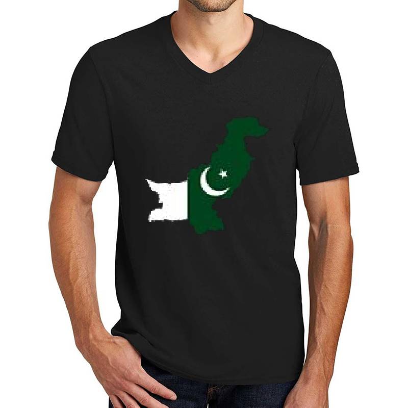 Flag Map of Pakistan Premium Flat Bill Snapback Caps