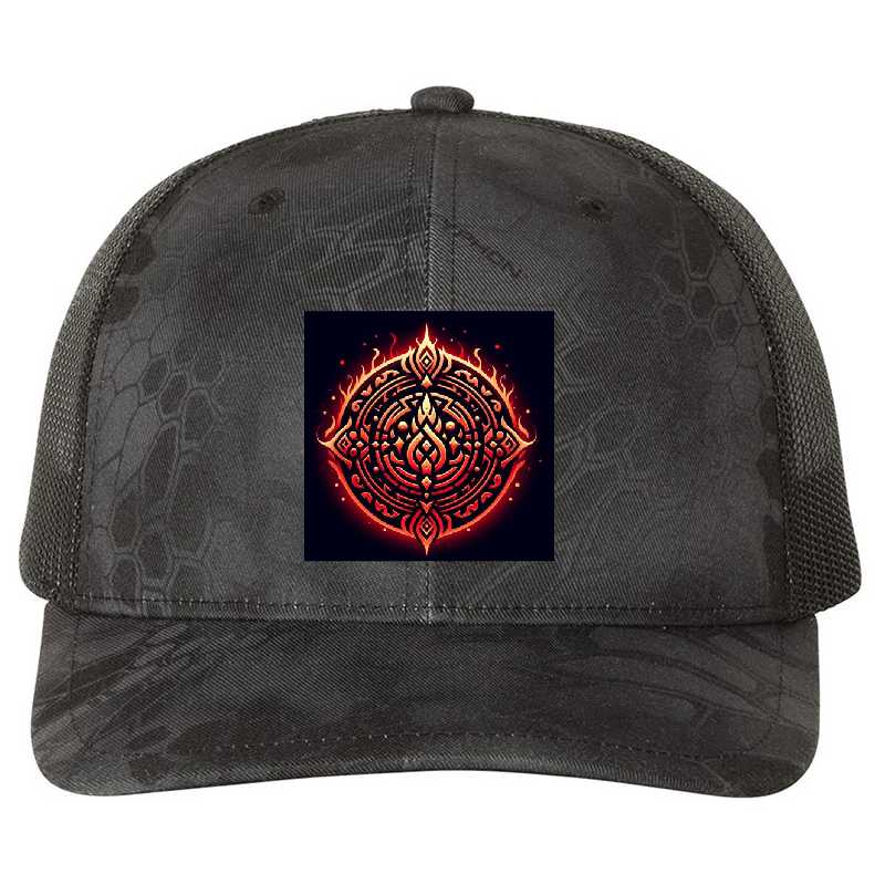 Fantasy Viking Fire Elemental Emblem (silvergoldvisionary) Unisex T-shirts