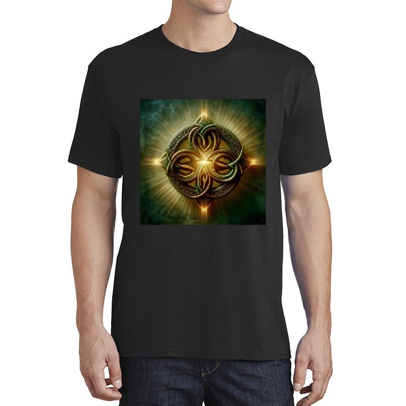Fantasy Nature Earth Elemental Emblem (silvergoldvisionary) Youth T-Shirts