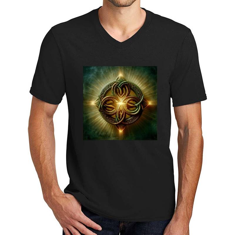 Fantasy Nature Earth Elemental Emblem (silvergoldvisionary) Youth T-Shirts