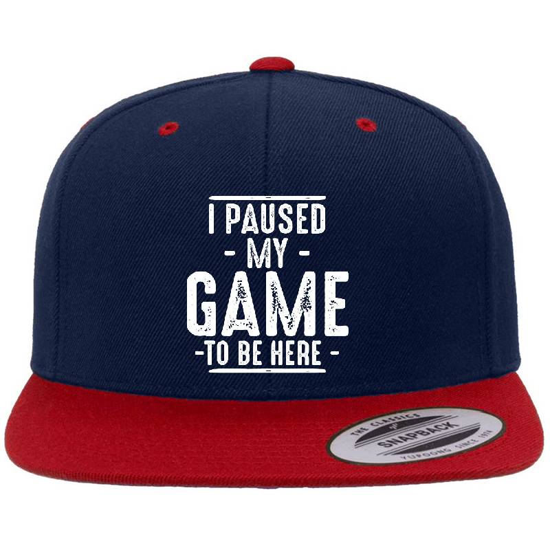 I Paused My Game to Be Here | Funny Video Gamer Humor Joke for Men Women T-Shirt Youth Hooded Sweatshirts