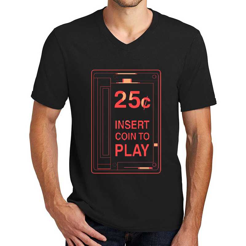 Insert Coin Arcade Machine Unisex T-shirts