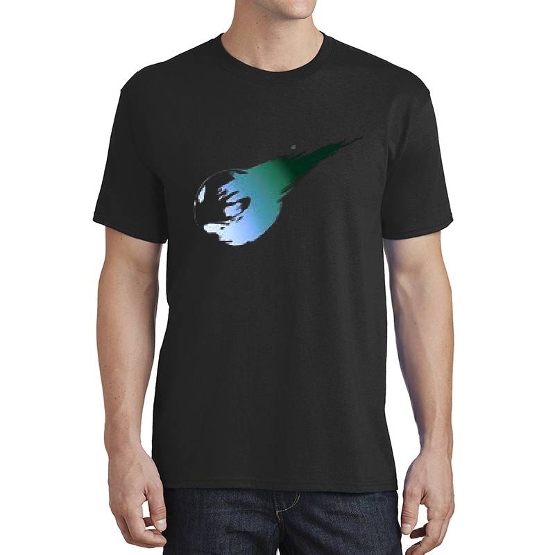 Final Fantasy VII Meteor Logo Unisex V-Neck T-Shirts