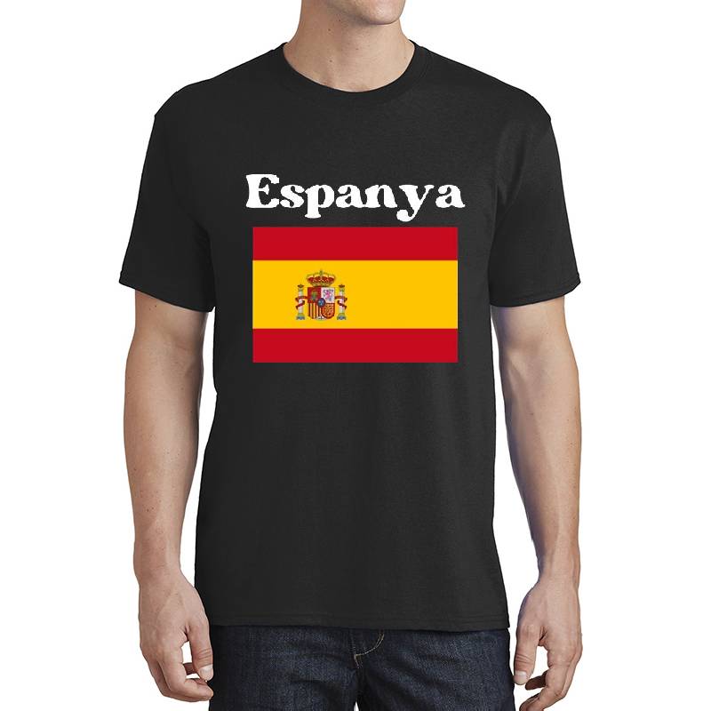 Espanya: Flag of Spain Unisex V-Neck T-Shirts
