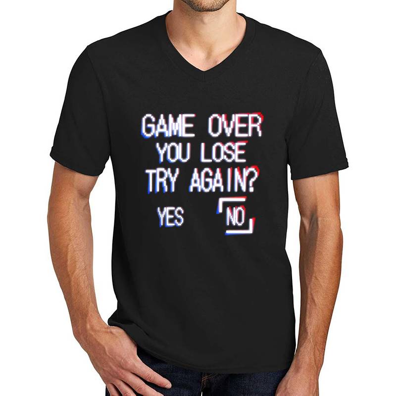 GAME OVER YOU LOSE TRY AGAIN? YES NO Pixel Glitch  Richardson Premium Trucker Snapback Caps