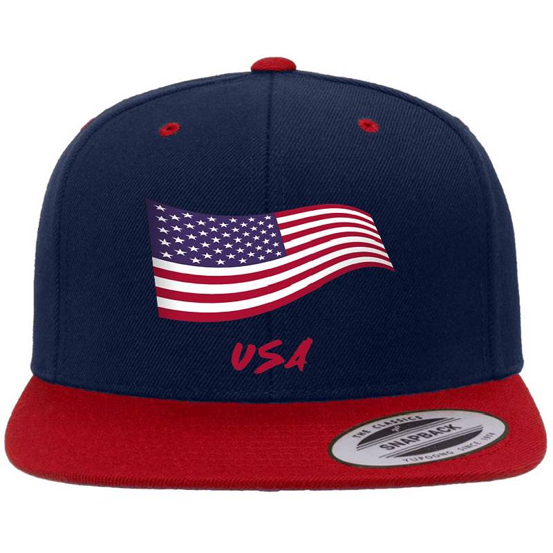 USA Flag Flexfit Baseball Caps