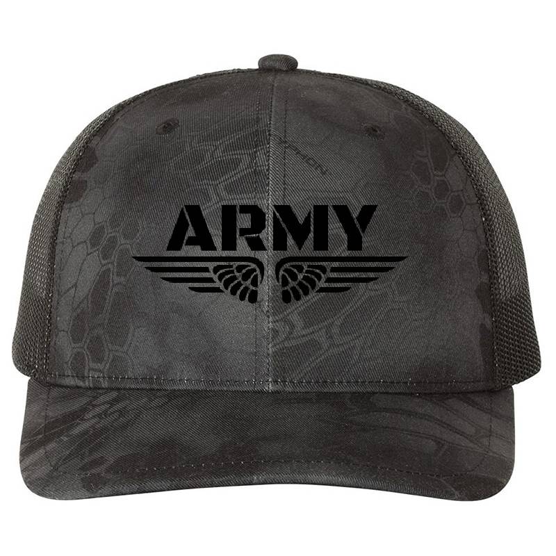 army wings Flexfit Baseball Caps