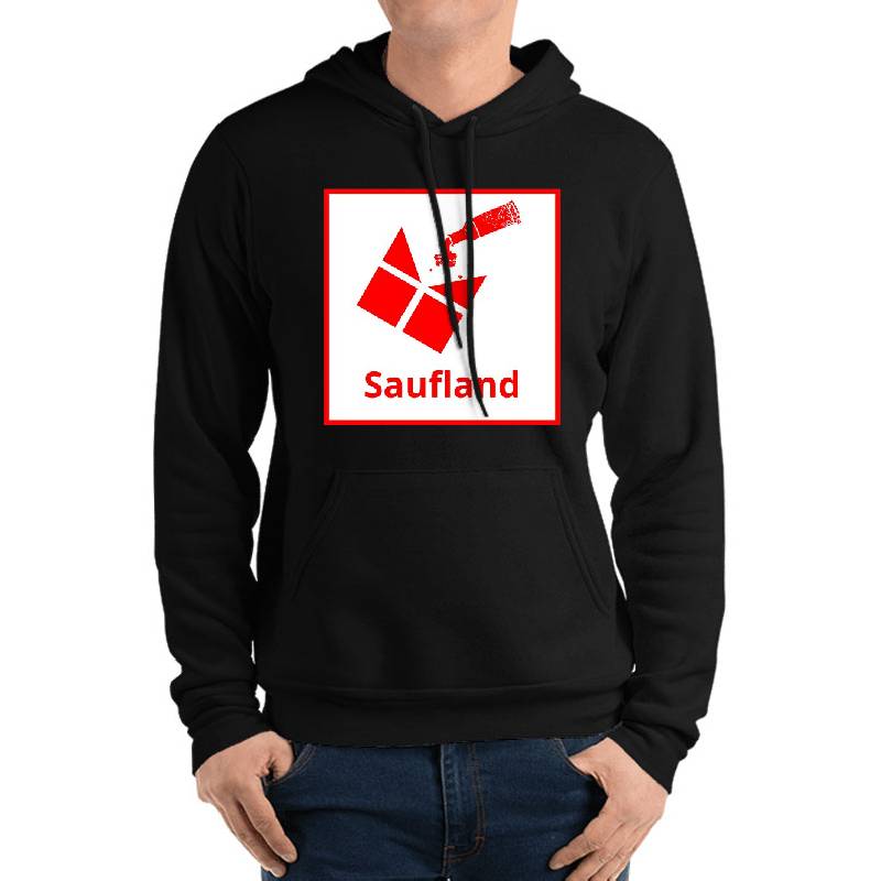 SauflandKaufland party design, joke, logo, Unisex T-shirts