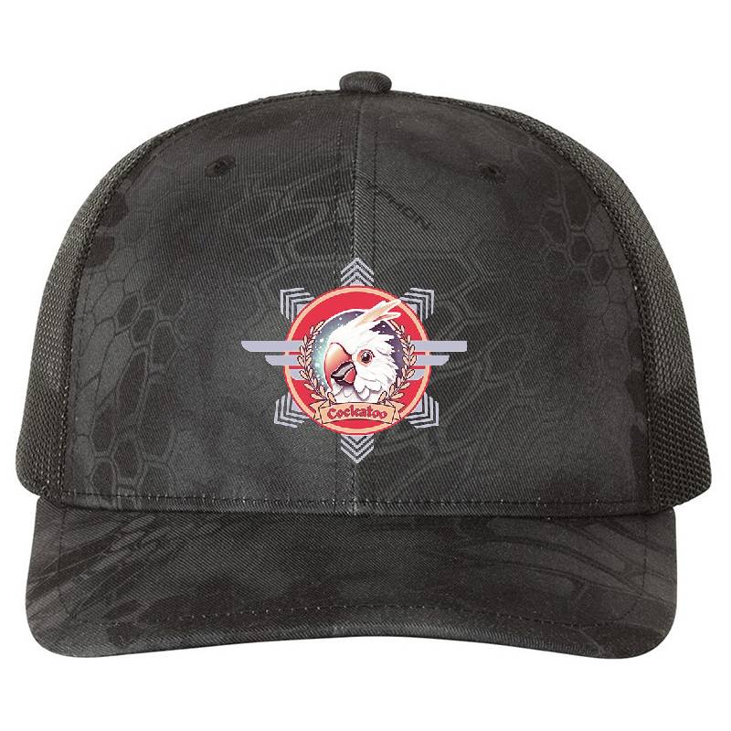 Cockatoo Emblem Premium Flat Bill Snapback Caps