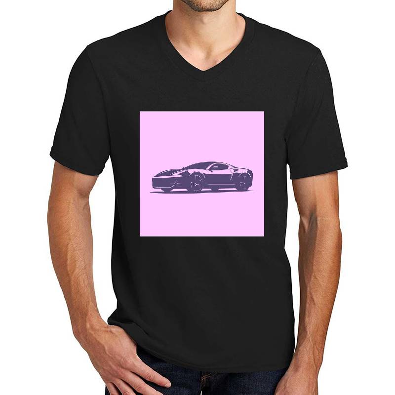 Speedster Emblem: Sport Car Silhouette Logo Unisex T-shirts