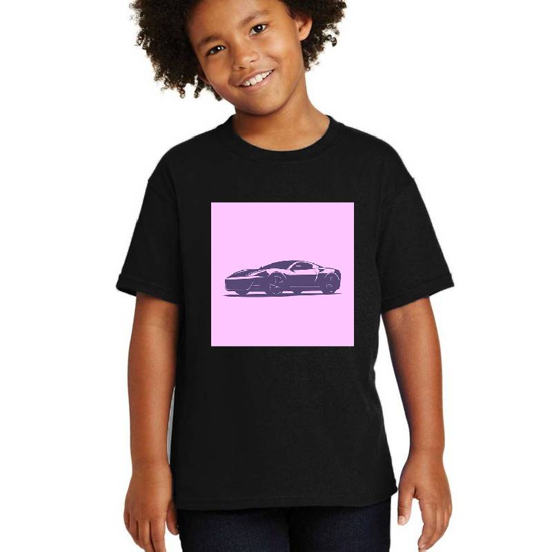 Speedster Emblem: Sport Car Silhouette Logo Unisex T-shirts